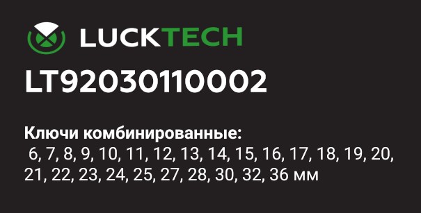 Набор ключей комбинированных 6-36мм 1